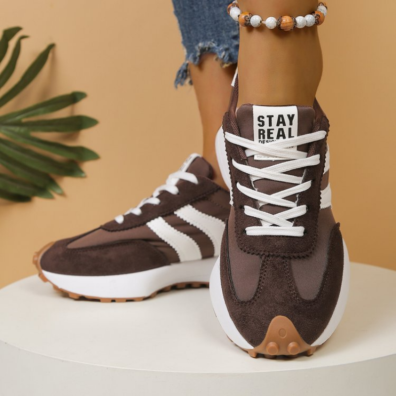 Happy™ PlatformSneakers: Stijlvolle Toevallig Lichtgewicht Platform Sneakers