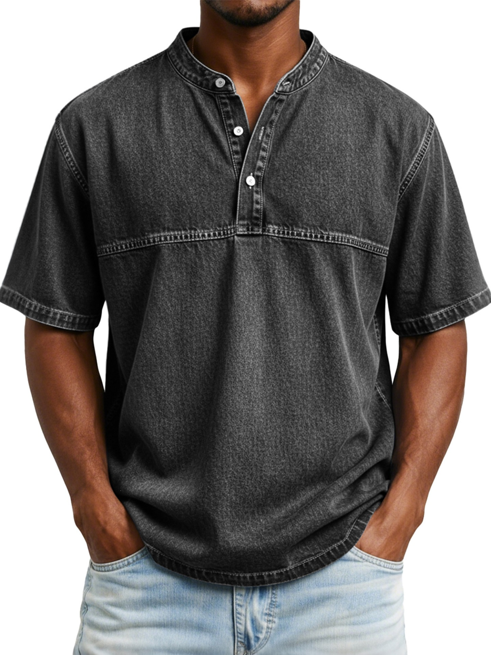 Icone™ SummerShirt: Ademend Vintage Stijl Heren Toevallig Zomer Overhemd