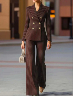 Icone™ ElegantSuit: Modern Op Maat Gemaakt Tweedelig Elegant Pak Set