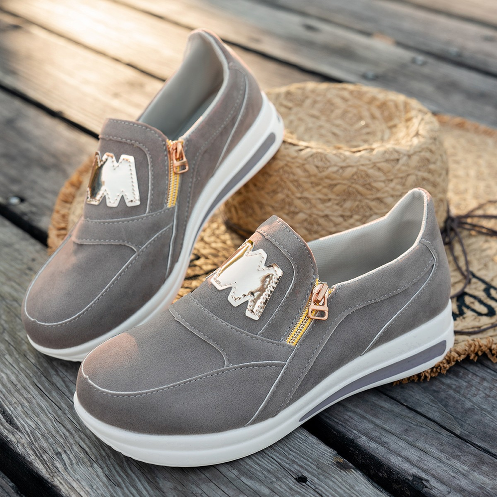 Happy™ ZipShoes - Mode Zip Laag Bovenkant Platform Schoenen