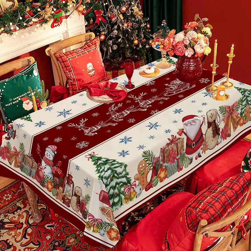 Globetrek° TableCovers: Duurzaam Rechthoekig Kerstmis Tafel Hoezen