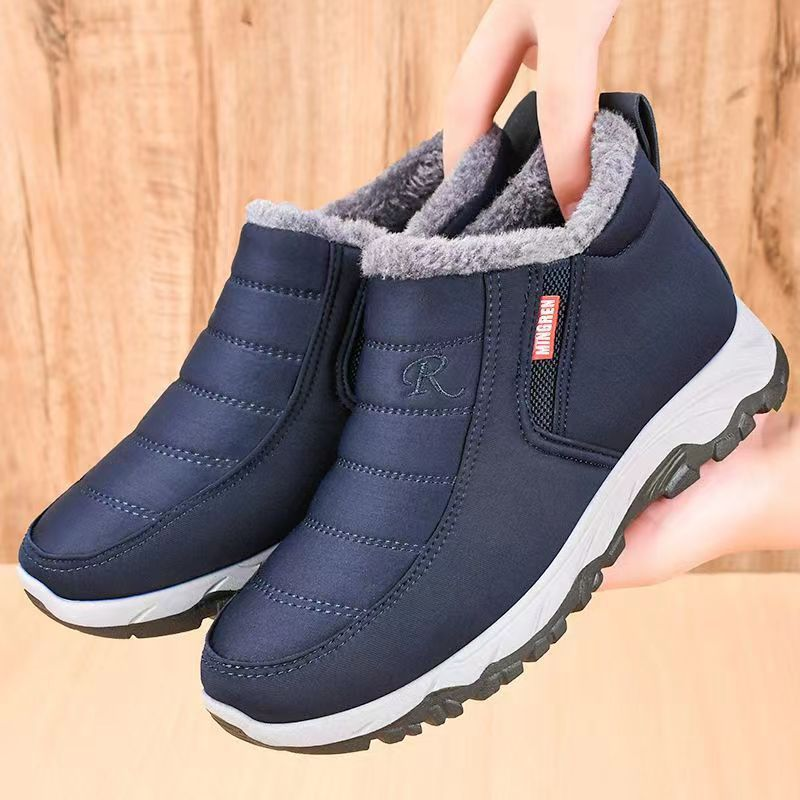 Happy™ WinterBoots:   Heren En Vrouwen Gemakkelijk Uitglijden-Op Fleece Gevoerd Winter Laarzen