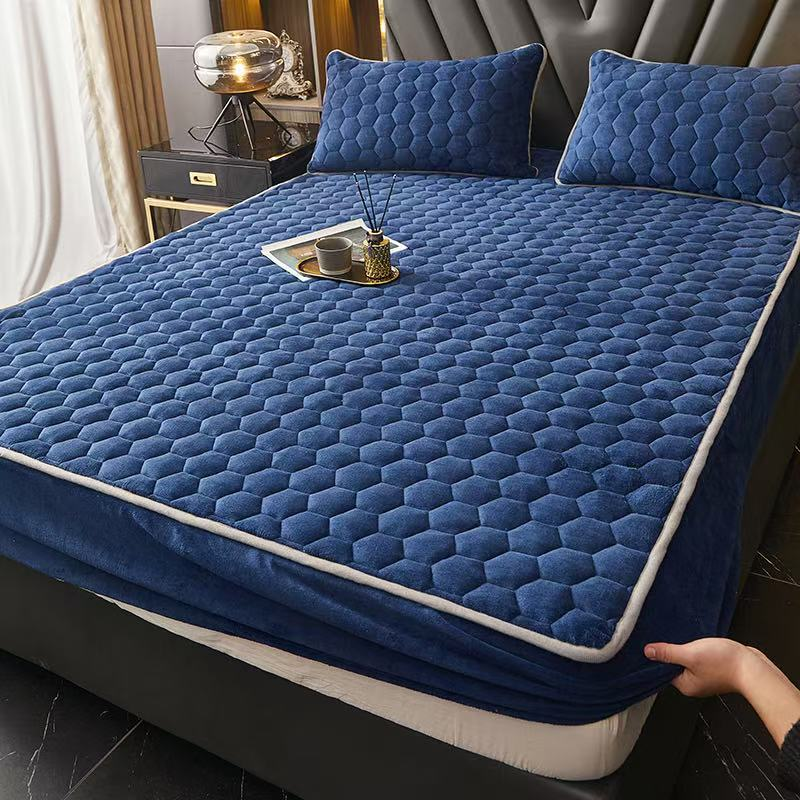 Icone™ CozyBedsheet: Strak Passend Dikke Textuur Knus Beddegoed