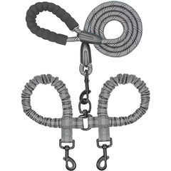 DogFri™ DogLeash: Nee Knoopvrij 360° Wervel Dubbel Wandel Hondenriem