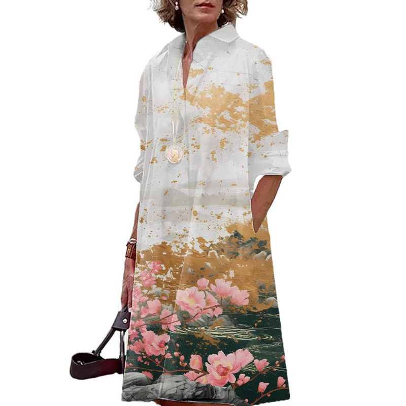 Icone™ TimelessDress: Alle Seizoen Tijdloos Stijl Comfort Elegante Jurk