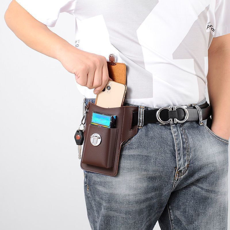 Icone™ BeltBag 1+1 GRATIS: Premium Multifunctioneel Mini Heup Zakje Heren Riemtas
