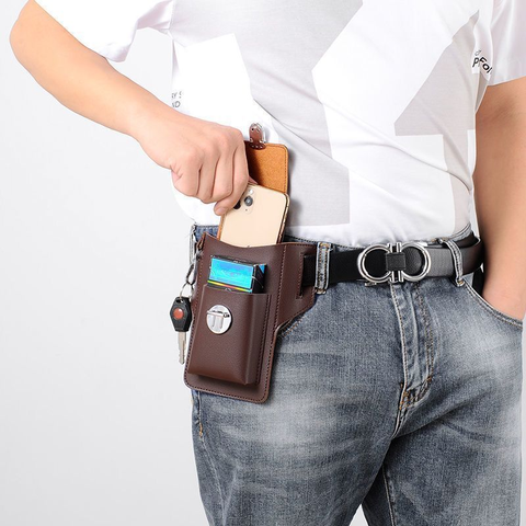 Icone™ BeltBag 1+1 GRATIS: Premium Multifunctioneel Mini Heup Zakje Heren Riemtas
