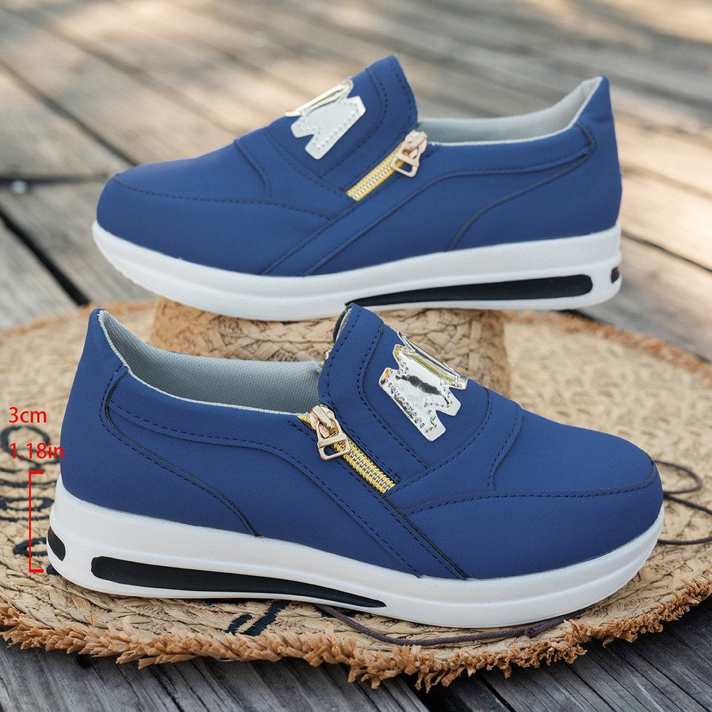 Happy™ ZipShoes - Mode Zip Laag Bovenkant Platform Schoenen