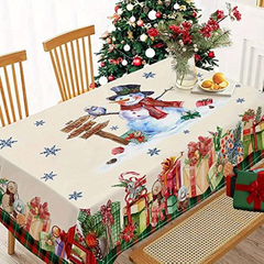 Globetrek° TableCovers: Duurzaam Rechthoekig Kerstmis Tafel Hoezen