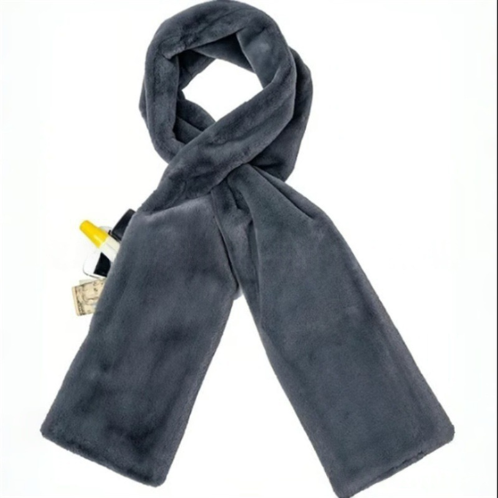 Icone™ PocketScarf: Stijlvolle Doortrek-Winter-Nekwarmer-Zak-Sjaal