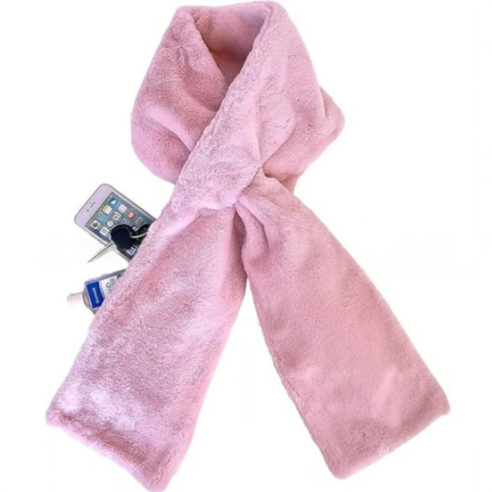 Icone™ PocketScarf: Stijlvolle Doortrek-Winter-Nekwarmer-Zak-Sjaal