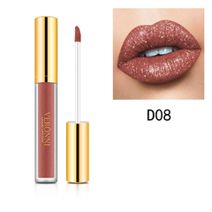 GlitterLipstick 1+1 GRATIS: Langdurige Lichtgewicht Glanzende Shimmer Vloeibare Glitter Lippenstift