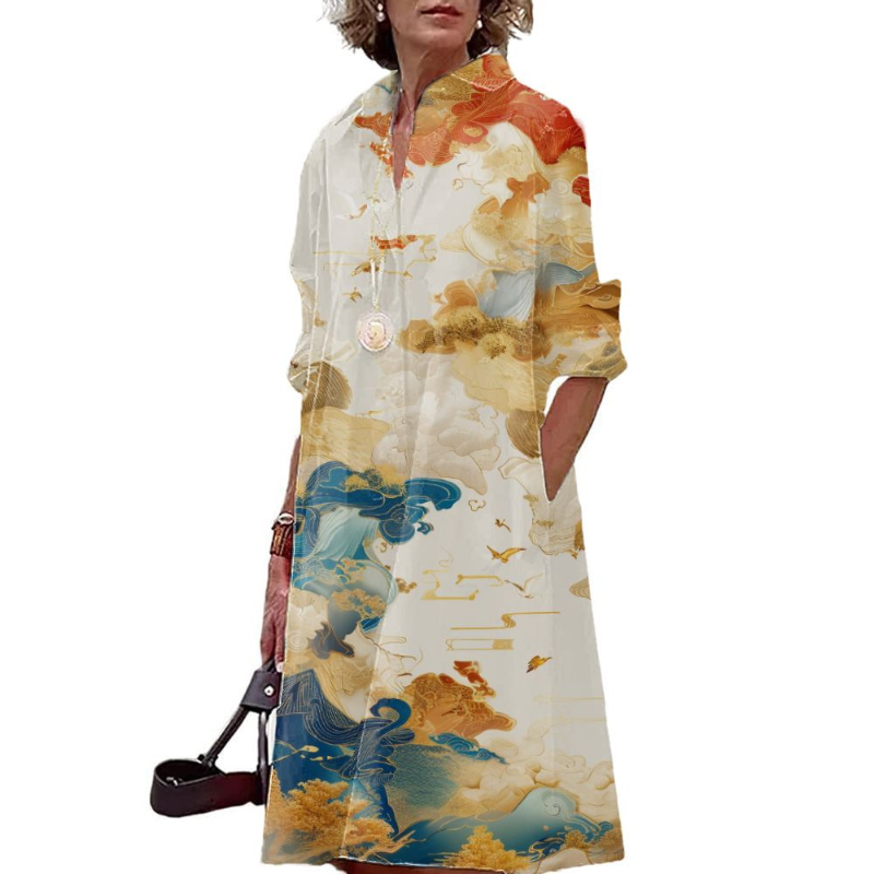 Icone™ TimelessDress: Alle Seizoen Tijdloos Stijl Comfort Elegante Jurk