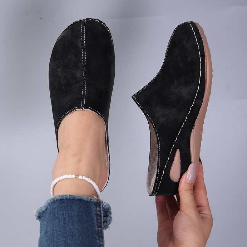 Happy™ WedgeSlippers: Dames Gesloten Teen Eenvoudig Uitglijden-Op Wig Slippers
