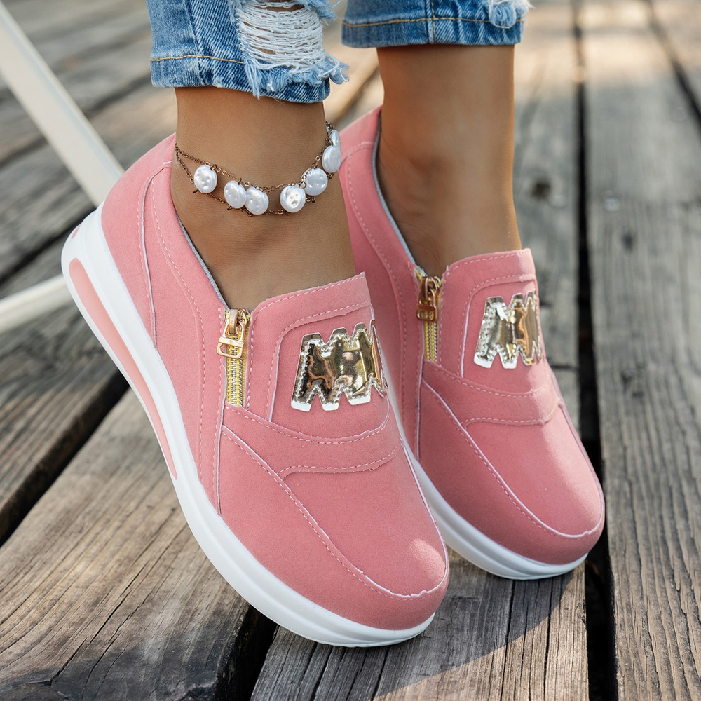 Happy™ ZipShoes - Mode Zip Laag Bovenkant Platform Schoenen
