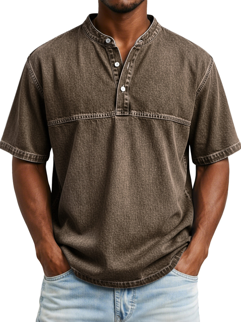 Icone™ SummerShirt: Ademend Vintage Stijl Heren Toevallig Zomer Overhemd
