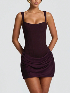Icone™ MidiDress: Strakke Elegante Klassieke Uurglas Sexy Pasvorm Midi Jurk