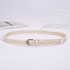Icone™ SparklingJeans: Strass-Verfraaid Hoge-Taille Recht-Been Sprankelende Spijkerbroek Met Riem