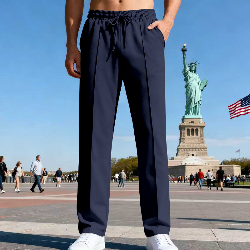 Icone™ ComfortPants: Heren Relaxed Fit Tailleband Casual Reis En Loungebroeken