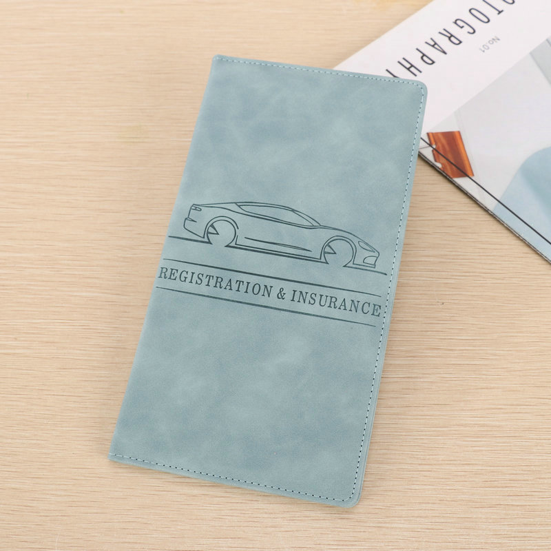 Icone™ DocumentWallet 1+1 GRATIS: Premium Autoregistratie Verzekering Organisator Document Portemonnee