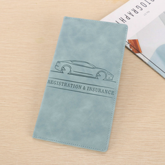 Icone™ DocumentWallet 1+1 GRATIS: Premium Autoregistratie Verzekering Organisator Document Portemonnee