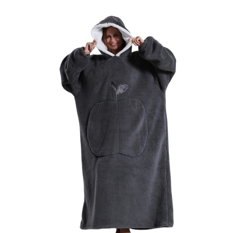 Icone™ BlanketHoodie: Pluche Overgroot Voor Alle-Dag Warmte Deken Hoodie