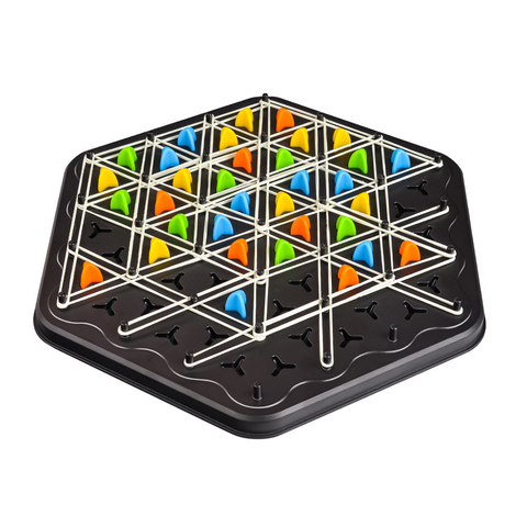 Kletshuts™ ThinkGame - Driehoek Ketting Strategie En Duel Logica Denkspel