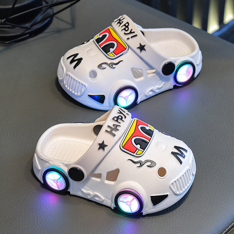 Kletshuts™ CarSlippers: Flitsende Lichten Leuke Autoslippers Voor Kinderen