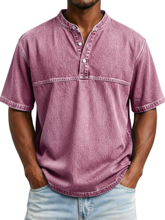 Icone™ SummerShirt: Ademend Vintage Stijl Heren Toevallig Zomer Overhemd