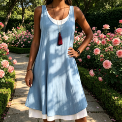 Icone™ EverydayDress - Losse Pasvorm Twee Laag Ontwerp Dagelijks Gebruik Jurk