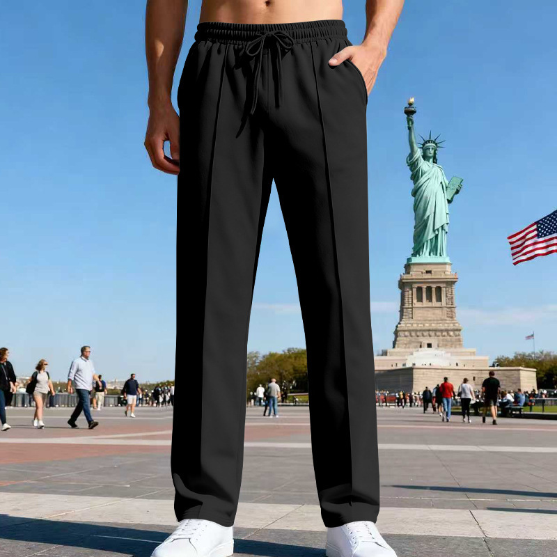 Icone™ ComfortPants: Heren Relaxed Fit Tailleband Casual Reis En Loungebroeken