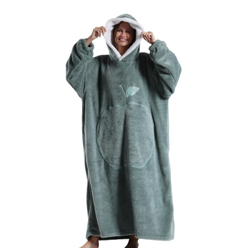 Icone™ BlanketHoodie: Pluche Overgroot Voor Alle-Dag Warmte Deken Hoodie