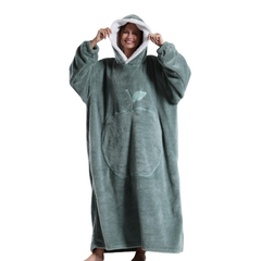 Icone™ BlanketHoodie: Pluche Overgroot Voor Alle-Dag Warmte Deken Hoodie