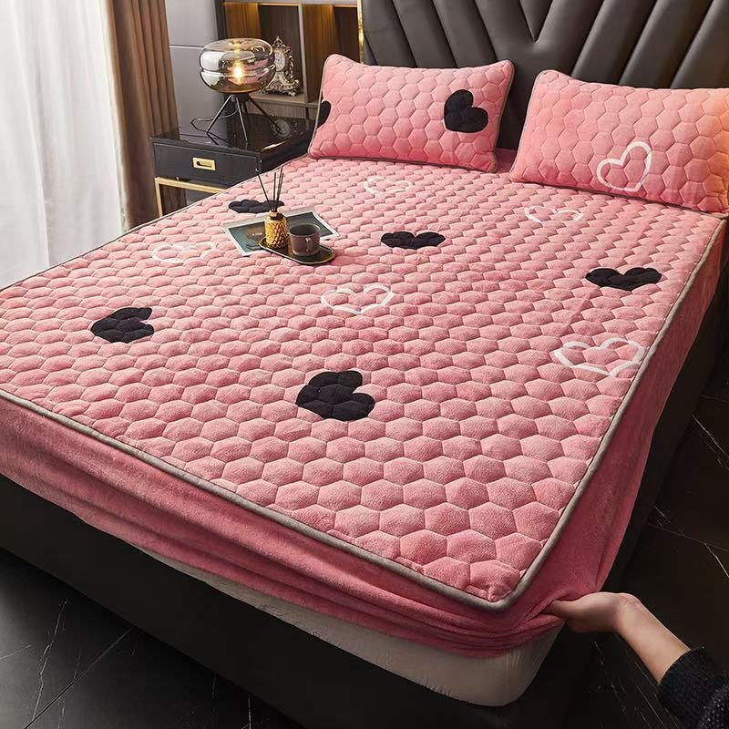 Icone™ CozyBedsheet: Strak Passend Dikke Textuur Knus Beddegoed