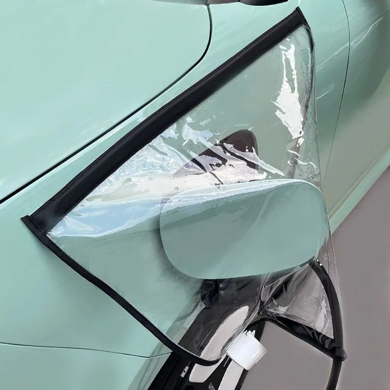 PortCover 1+1 GRATIS: Transparante Waterdichte Elektrische Voertuigen Oplaadpoort Deksel