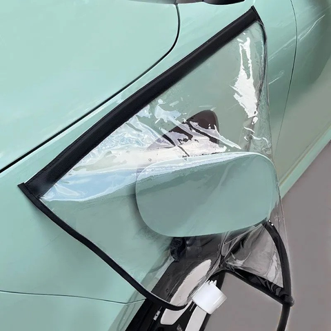 PortCover 1+1 GRATIS: Transparante Waterdichte Elektrische Voertuigen Oplaadpoort Deksel