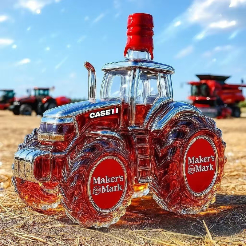 VintageBottle - Creatief Boerderij-Inspiratie Rustiek Vintage Fles Ontwerp