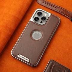 ClassyCase – Volledige Bescherming Klassiek Elegant iPhone Stijlvol Hoesje