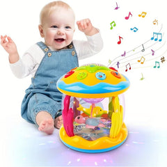 Kletshuts™ MusicCarousel: Kleurrijk Draaiend Interactief Magisch Muziek Carrousel