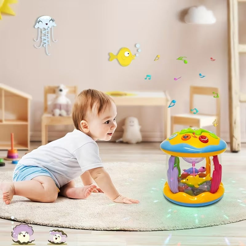 Kletshuts™ MusicCarousel: Kleurrijk Draaiend Interactief Magisch Muziek Carrousel