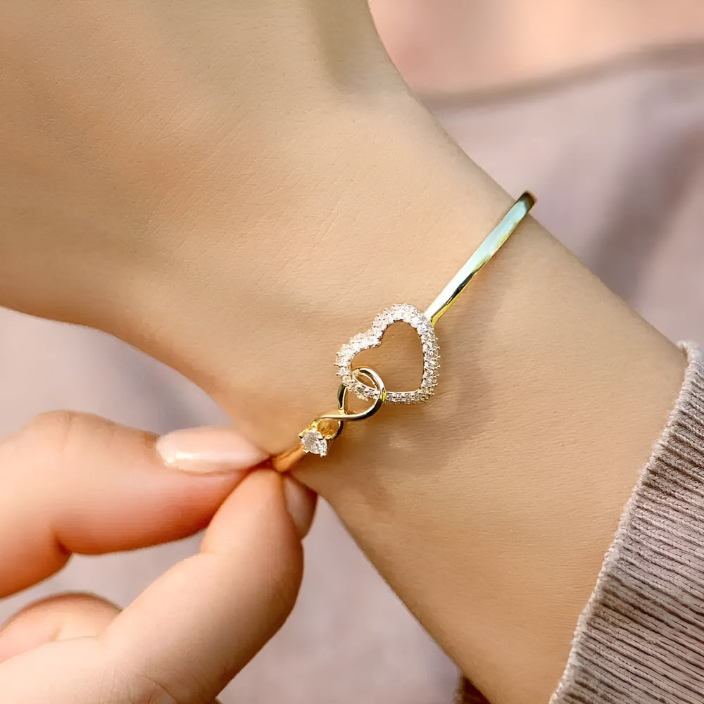 Jewelance™ HeartBracelet 1+1 GRATIS: Modern Elegant Oneindigheid Hart Armband