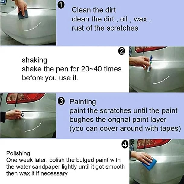 RepairPen 1+1 GRATIS: Direct Eenvoudig Te Gebruiken Auto Kras Reparatie Pen