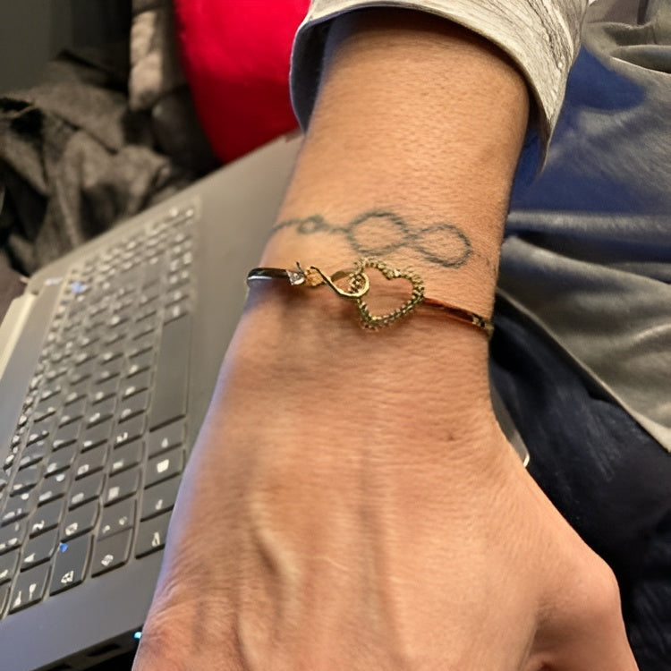 Jewelance™ HeartBracelet 1+1 GRATIS: Modern Elegant Oneindigheid Hart Armband