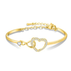 Jewelance™ HeartBracelet 1+1 GRATIS: Modern Elegant Oneindigheid Hart Armband