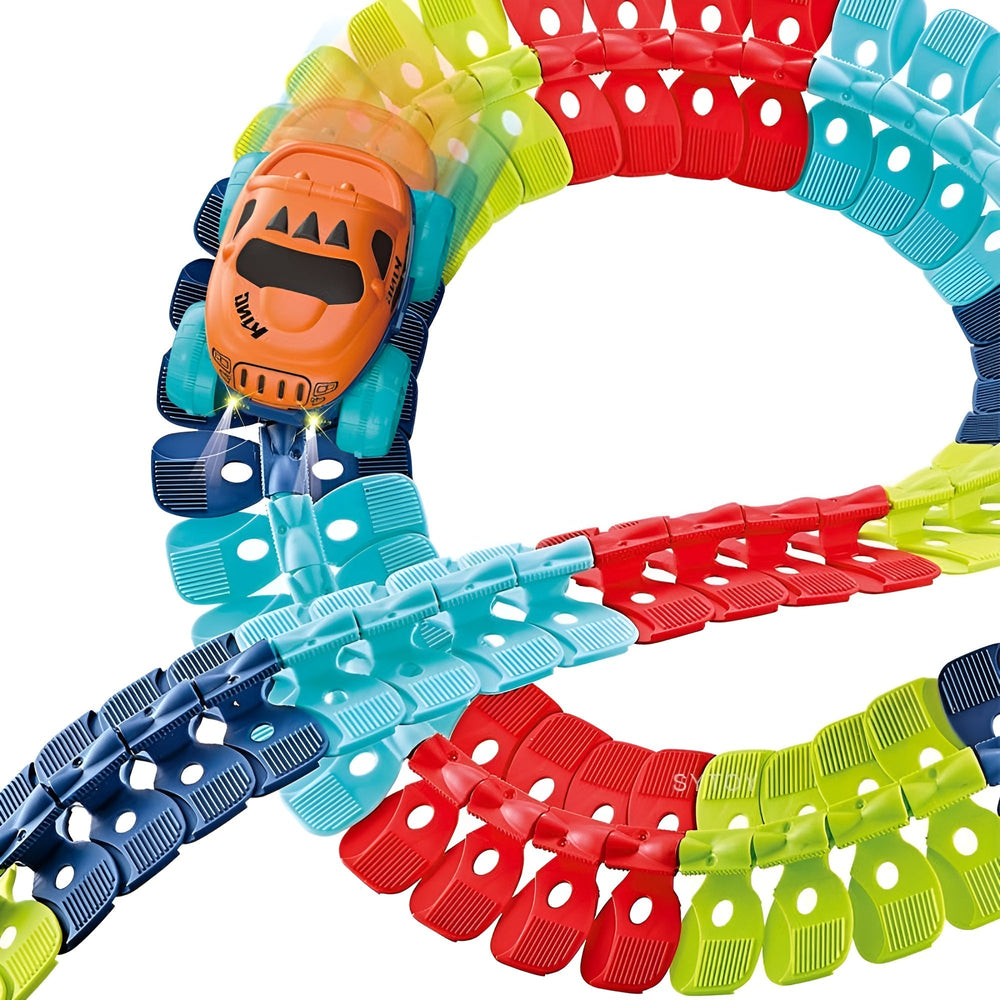 Kletshuts™ RaceTrack: Educatief Leuk Creatief Flexibel Race Auto Baan