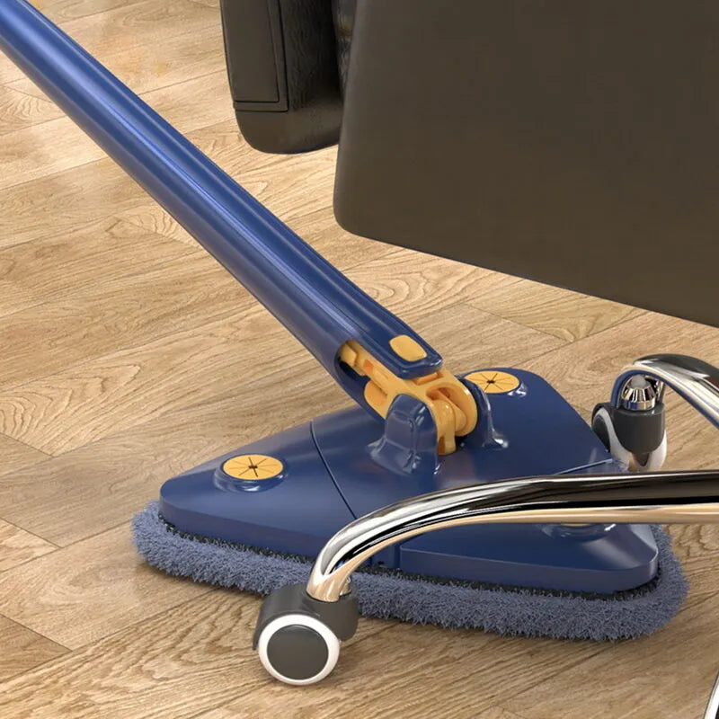 Cleaner Pro° TriangleMop: Lang Handvat Verstelbaar Driehoek 360 Reiniging Dweil