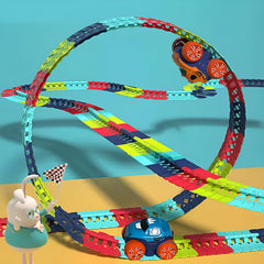 Kletshuts™ RaceTrack: Educatief Leuk Creatief Flexibel Race Auto Baan