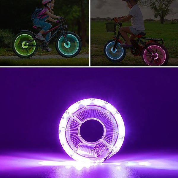 Ledsen™ HubLight: Helder RGB Verlichting Verhoogde Zichtbaarheid Hublicht Voor Fiets