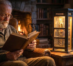 Ledsen™ TelephoneLamp: Vintage Miniatuur Telefooncel Lamp