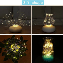 Ledsen™ FireworkLamp: Flexibele Zonne-Energie Vuurwerkstijl Lamp